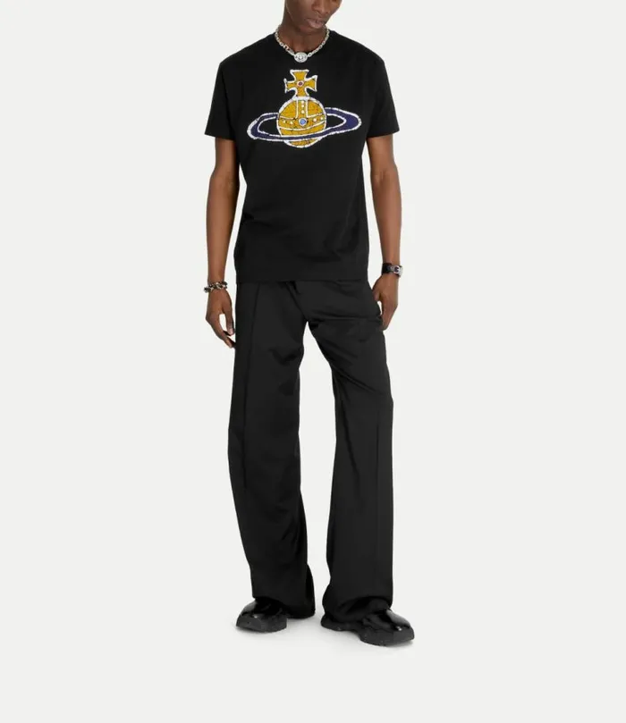TShirts And Polos Men Vivienne Westwood Time Machine Classic TShirt In Black