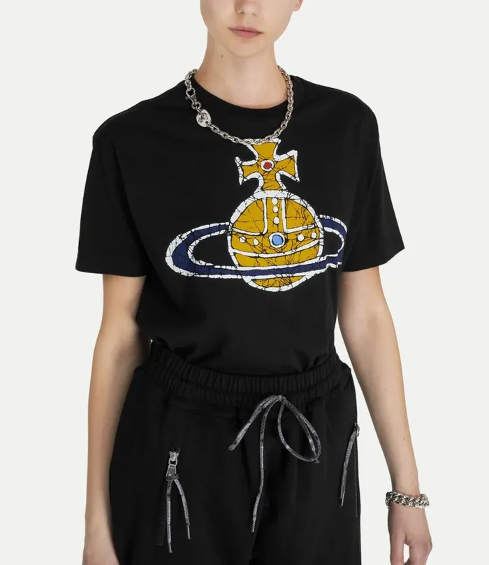 TShirts And Polos Men Vivienne Westwood Time Machine Classic TShirt In Black