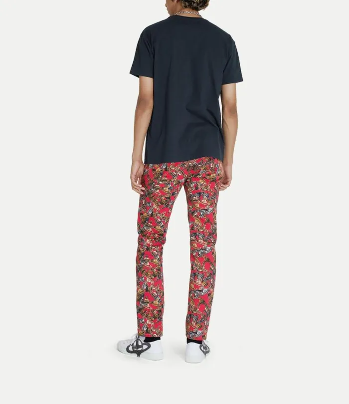 TShirts And Polos Men Vivienne Westwood Time Machine Classic TShirt In Navy