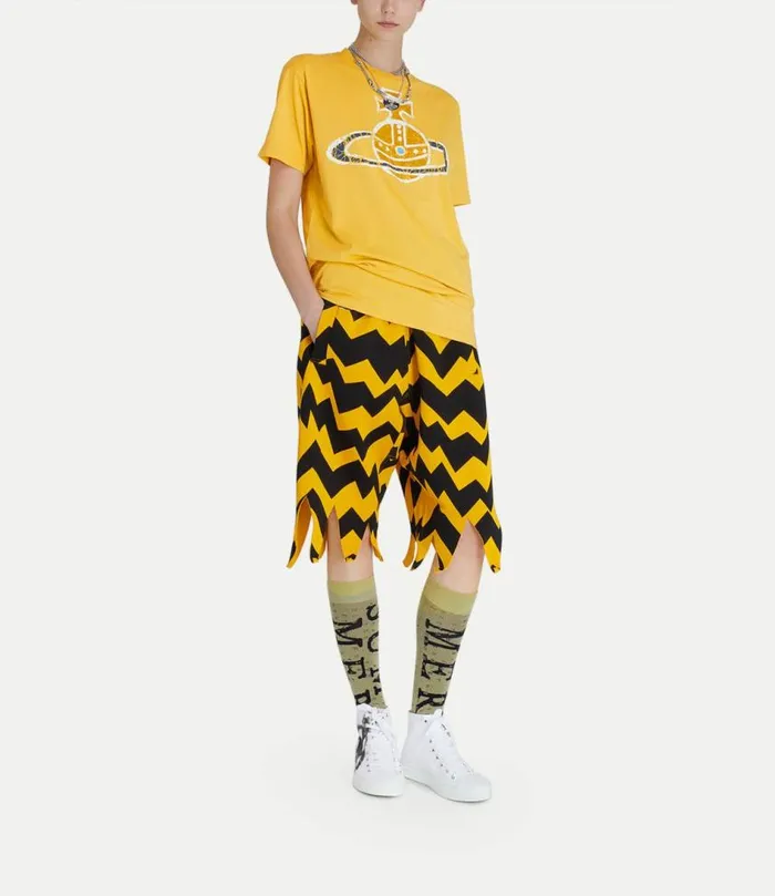 TShirts And Polos Men Vivienne Westwood Time Machine Classic TShirt In Yellow