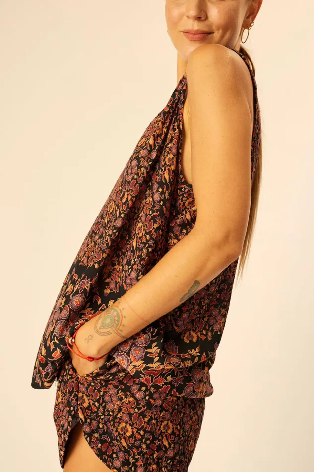 Tash Short Petite Fleur Noire Women Natalie Martin Bottoms