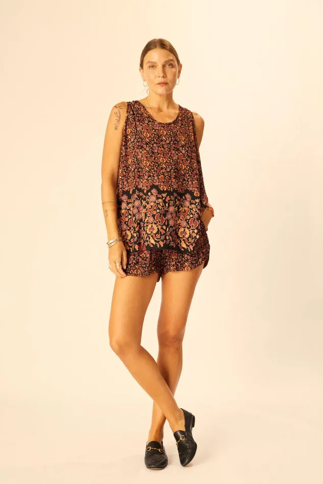 Tash Short Petite Fleur Noire Women Natalie Martin Bottoms