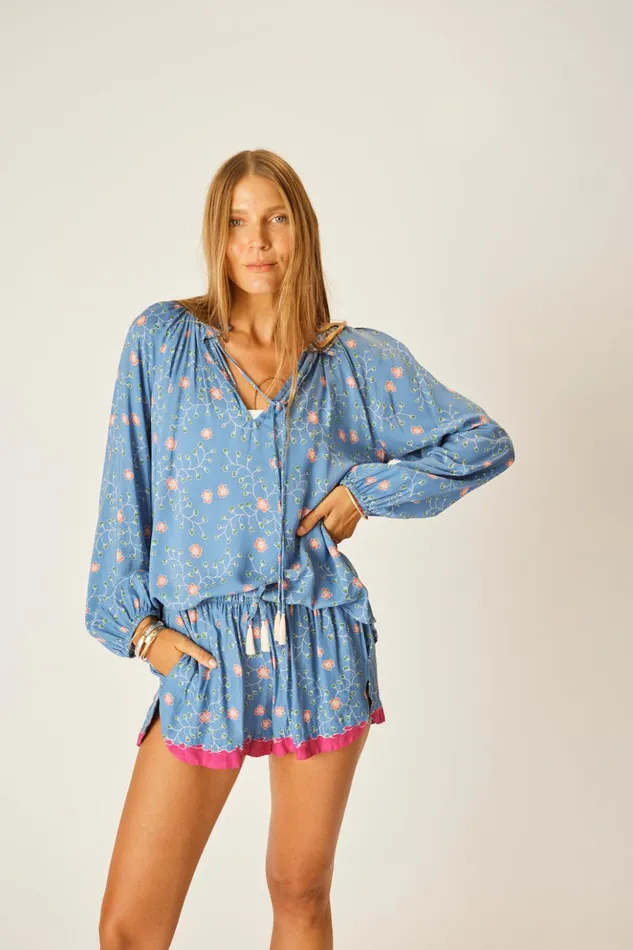 Tash Short Pinwheel Denim Women Natalie Martin Bottoms