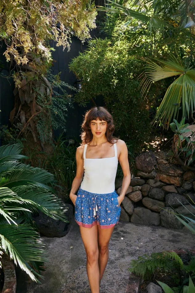 Tash Short Pinwheel Denim Women Natalie Martin Bottoms