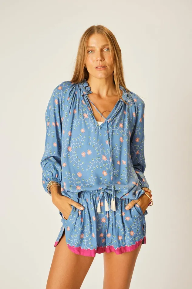 Tash Short Pinwheel Denim Women Natalie Martin Bottoms