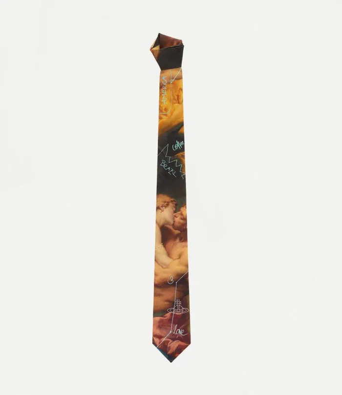 Ties And Handkerchiefs Men Vivienne Westwood The Kiss Tie 7cm In SkyBlue