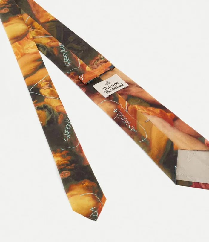 Ties And Handkerchiefs Men Vivienne Westwood The Kiss Tie 85cm In SkyBlue