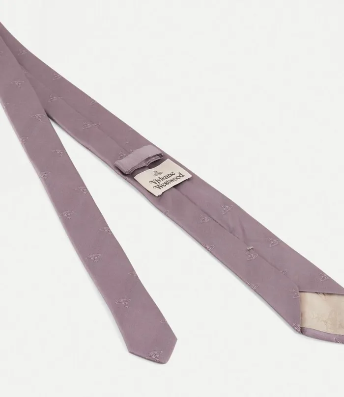 Ties And Handkerchiefs Men Vivienne Westwood Uni Tie 7cm In Mauve