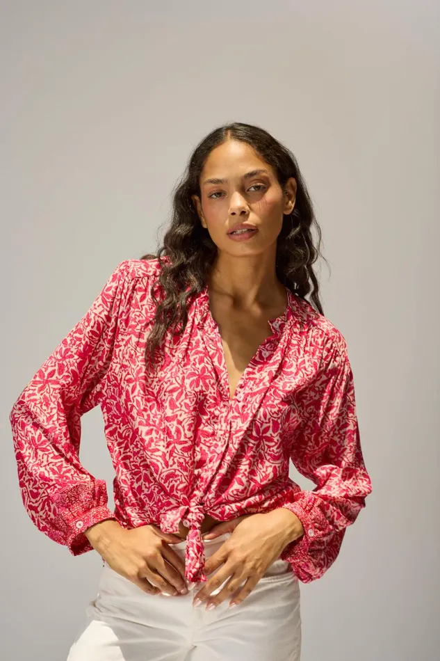 Tolan Shirt Gloriosa Flamingo Women Natalie Martin Tops