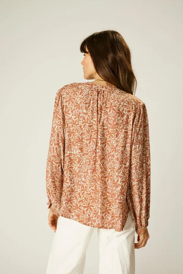 Tolan Shirt Gloriosa Sandstone Women Natalie Martin Tops