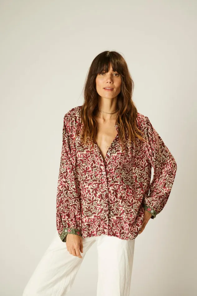 Tolan Shirt Gloriosa Watermelon Women Natalie Martin Tops