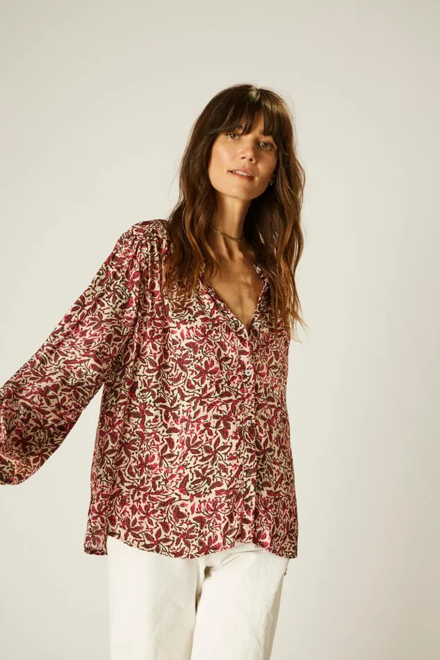 Tolan Shirt Gloriosa Watermelon Women Natalie Martin Tops