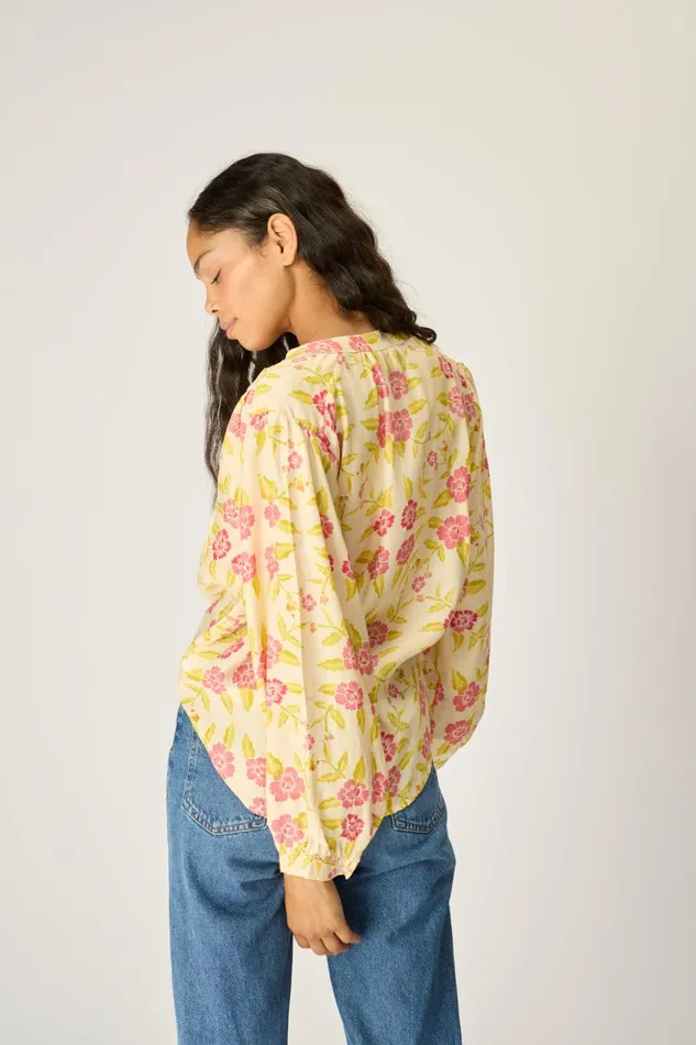 Tolan Shirt Prairie Dusty Crimson Women Natalie Martin Tops