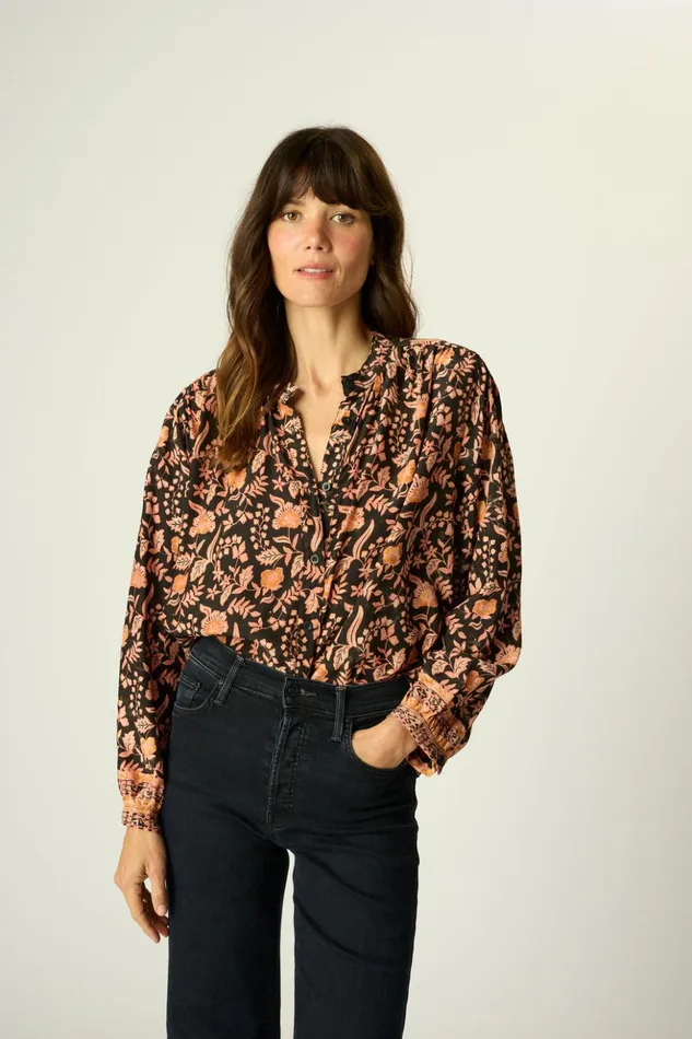 Tolan Shirt Sweet Autumn Black Women Natalie Martin Tops