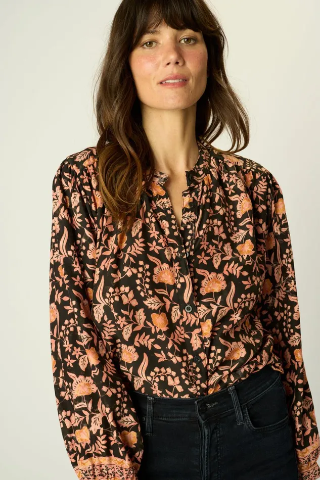 Tolan Shirt Sweet Autumn Black Women Natalie Martin Tops