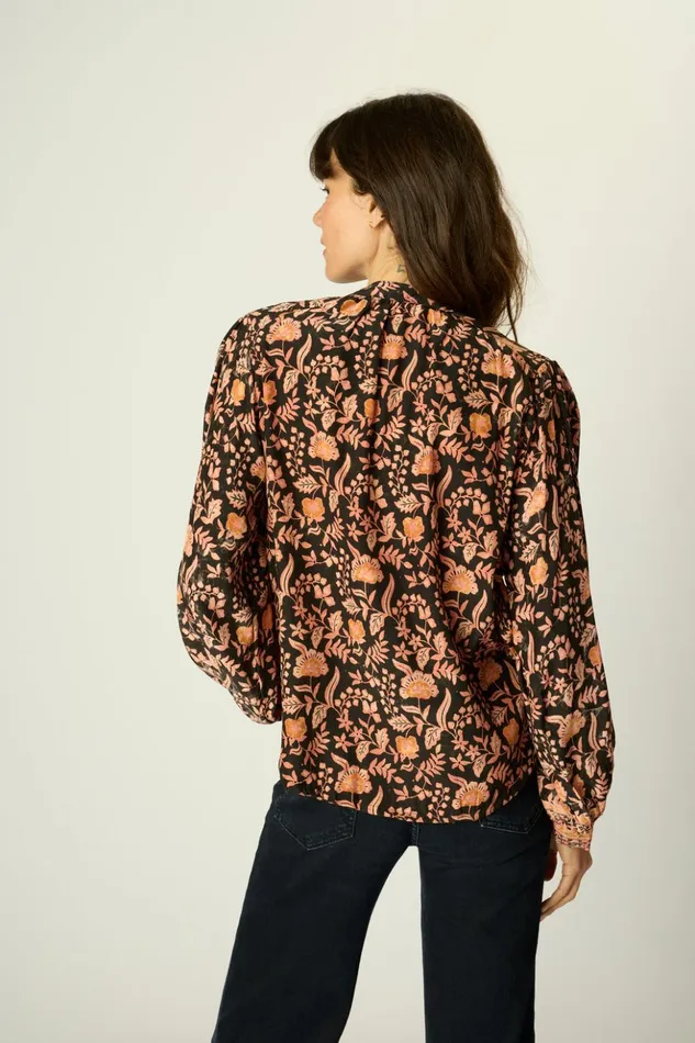 Tolan Shirt Sweet Autumn Black Women Natalie Martin Tops