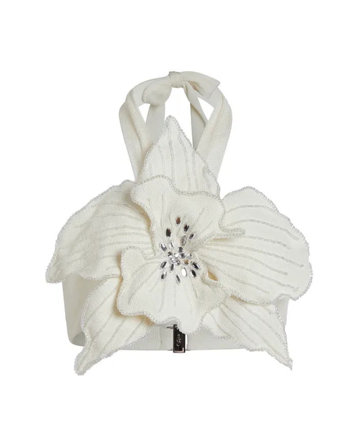 Tops and Bodysuits Women Patbo Orchid Flower Top Ivory