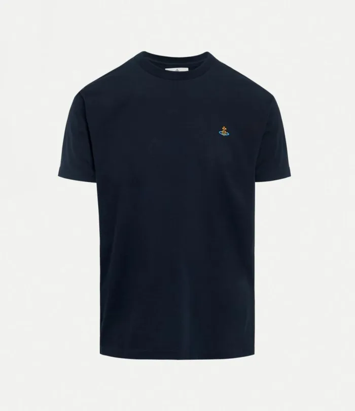 Tops And Shirts WomenMen Vivienne Westwood Classic TShirt Multicolour Orb In Navy Tops And Shirts WomenMen Vivienne Westwood Classic TShirt Multicolour Orb In Navy
