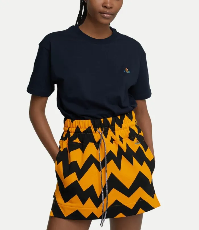 Tops And Shirts WomenMen Vivienne Westwood Classic TShirt Multicolour Orb In Navy