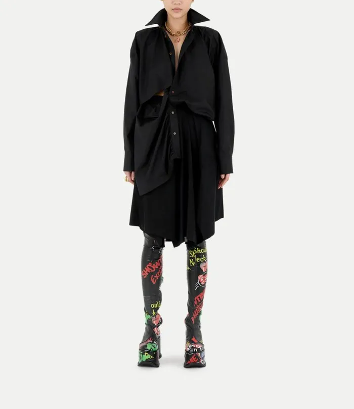 Tops And Shirts WomenMen Vivienne Westwood Gib Shirt In Black