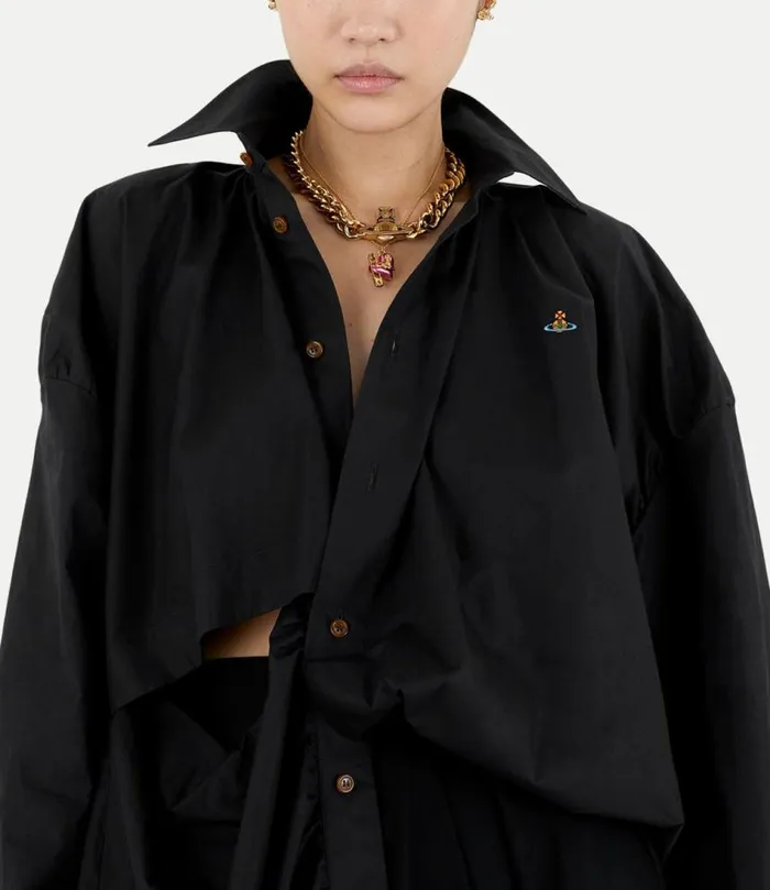 Tops And Shirts WomenMen Vivienne Westwood Gib Shirt In Black