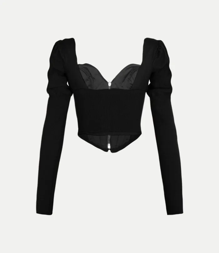 Tops And Shirts Women Vivienne Westwood Bea Corset Cardi In Black