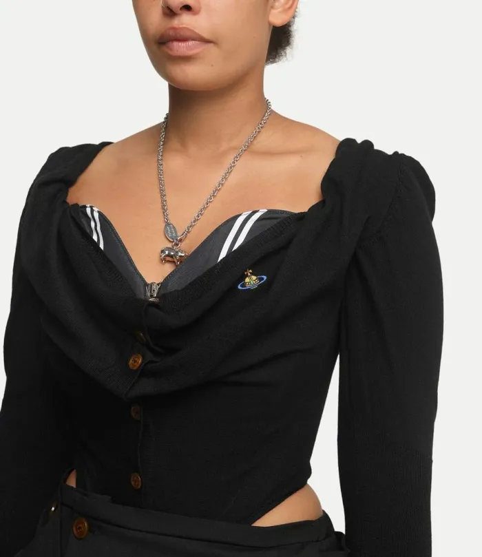 Tops And Shirts Women Vivienne Westwood Bea Corset Cardi In Black