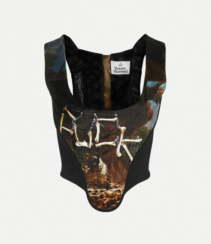 Tops And Shirts Women Vivienne Westwood Classic Portrait Corset In Fisherman