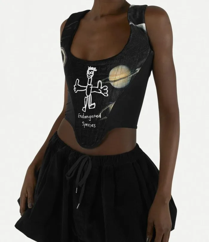 Tops And Shirts Women Vivienne Westwood Classic Portrait Corset In Saturn