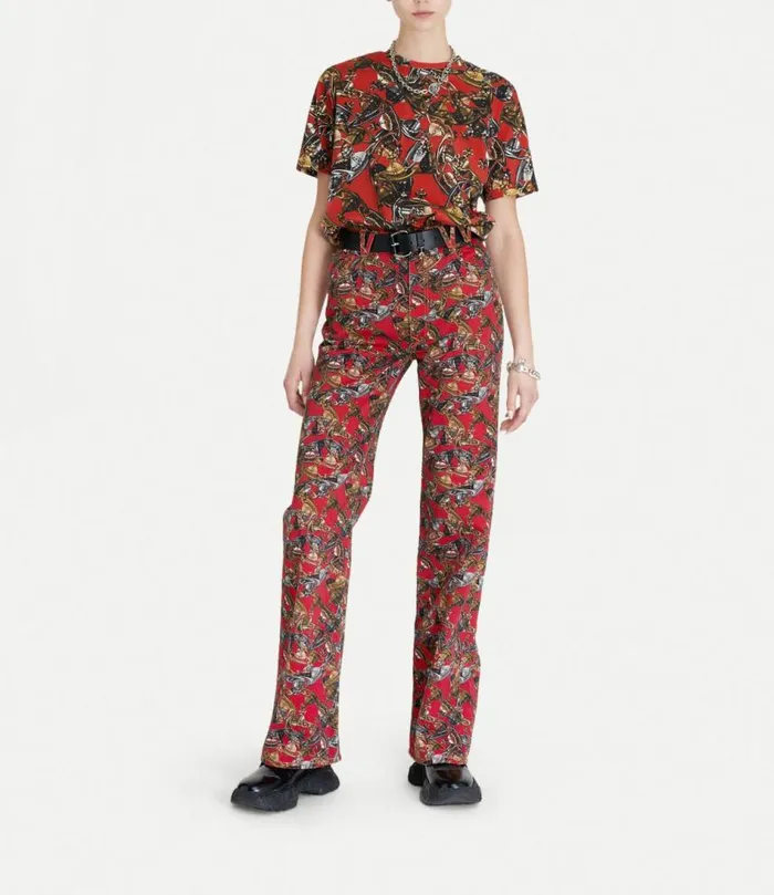 Tops And Shirts Women Vivienne Westwood Classic TShirt In CrazyOrbs