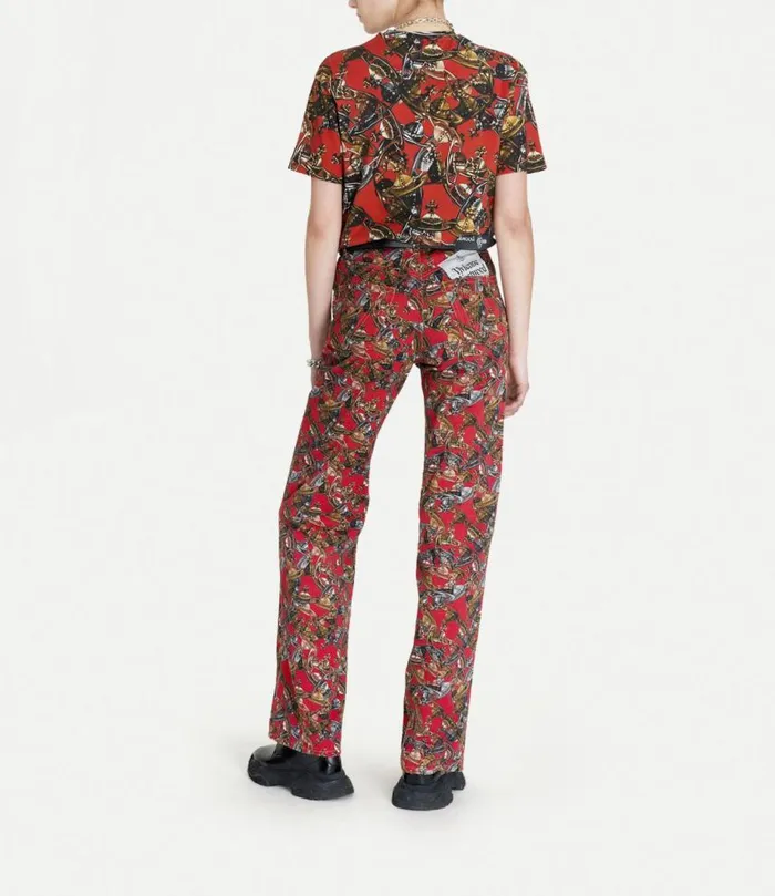 Tops And Shirts Women Vivienne Westwood Classic TShirt In CrazyOrbs