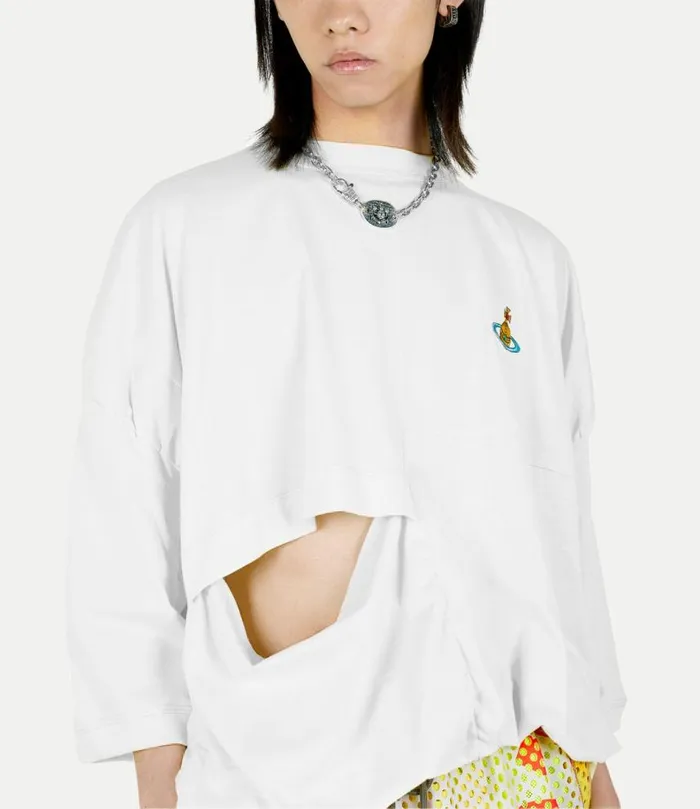 Tops And Shirts Women Vivienne Westwood Dolly Oversized TShirt In White