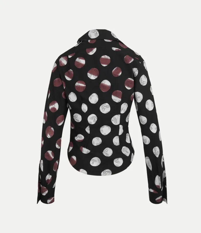 Tops And Shirts Women Vivienne Westwood Drunken Shirt In DotsOrbs