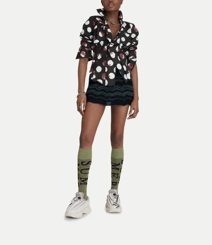 Tops And Shirts Women Vivienne Westwood Drunken Shirt In DotsOrbs