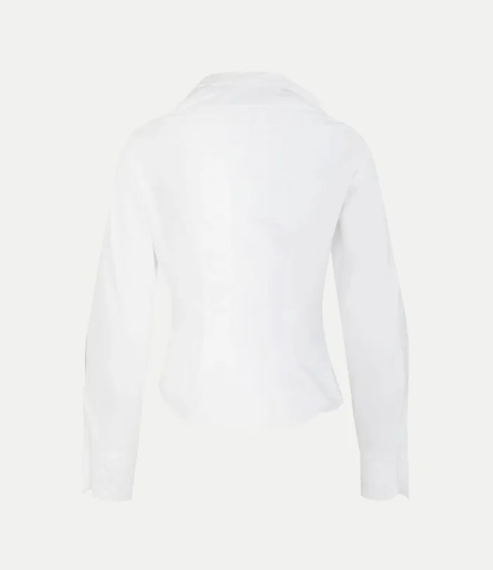 Tops And Shirts Women Vivienne Westwood Drunken Shirt In White