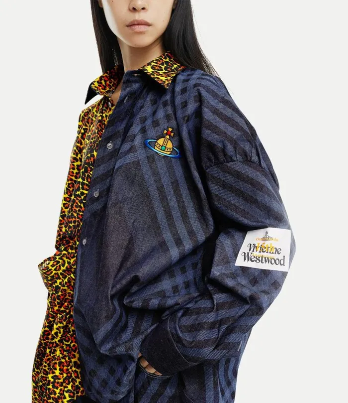 Tops And Shirts Women Vivienne Westwood Gib Shirt In Blue