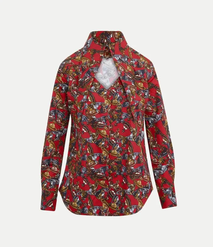 Tops And Shirts Women Vivienne Westwood Heart Shirt In CrazyOrbs