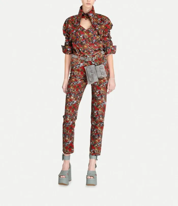 Tops And Shirts Women Vivienne Westwood Heart Shirt In CrazyOrbs