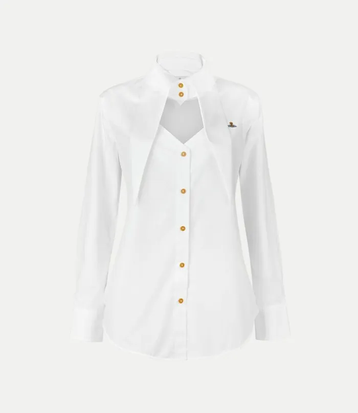 Tops And Shirts Women Vivienne Westwood Heart Shirt In White