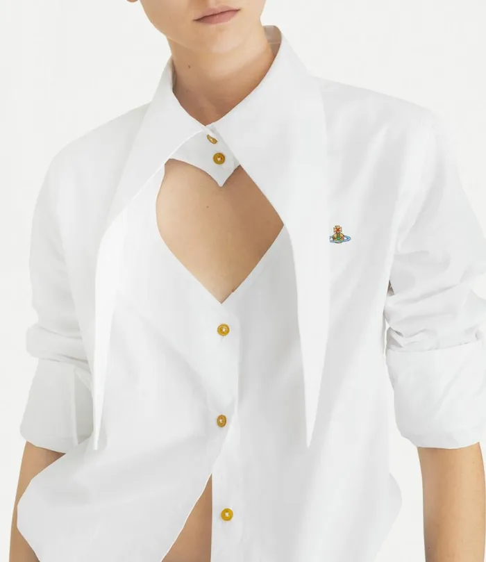 Tops And Shirts Women Vivienne Westwood Heart Shirt In White