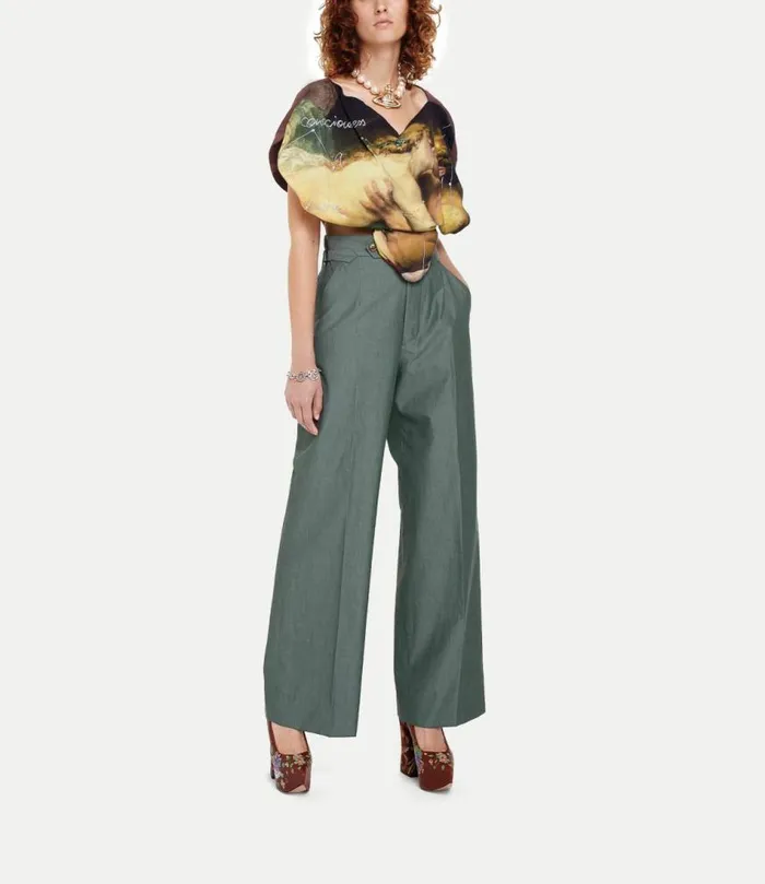 Tops And Shirts Women Vivienne Westwood Kiss Heart Top In Brown