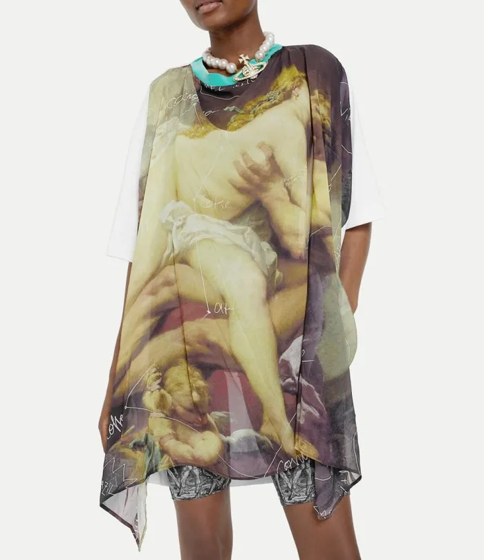 Tops And Shirts Women Vivienne Westwood Kiss Swing Top In White