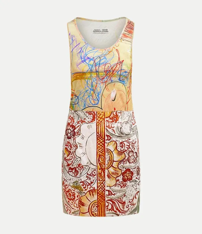 Tops And Shirts Women Vivienne Westwood Lili Tank Top In KidsDrawingsPrint