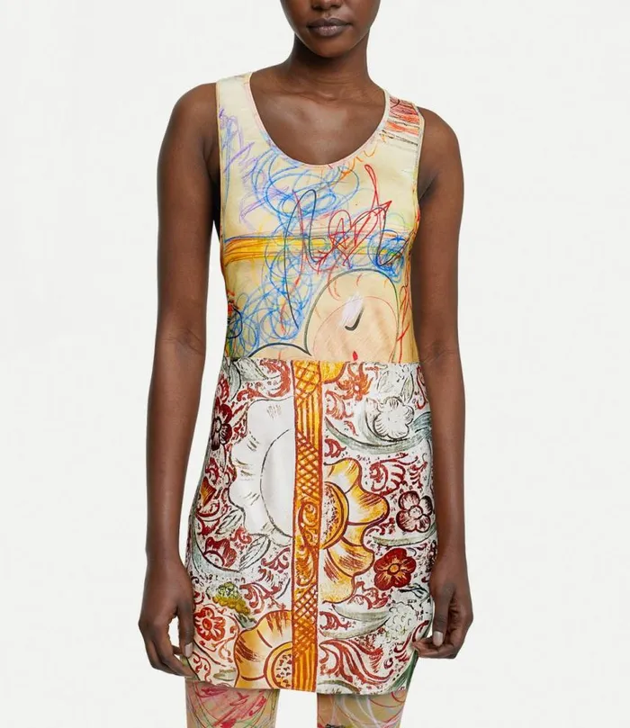 Tops And Shirts Women Vivienne Westwood Lili Tank Top In KidsDrawingsPrint