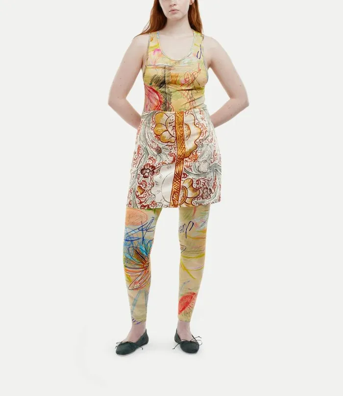 Tops And Shirts Women Vivienne Westwood Lili Tank Top In KidsDrawingsPrint