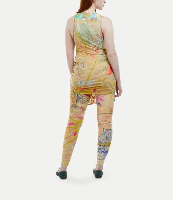 Tops And Shirts Women Vivienne Westwood Lili Tank Top In KidsDrawingsPrint