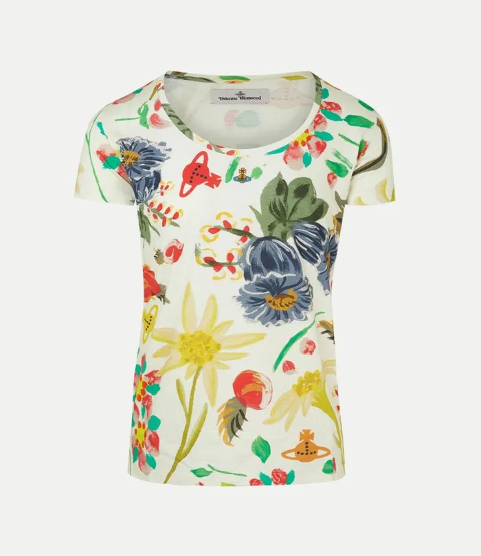 Tops And Shirts Women Vivienne Westwood Lollo TShirt In FolkloreFlower