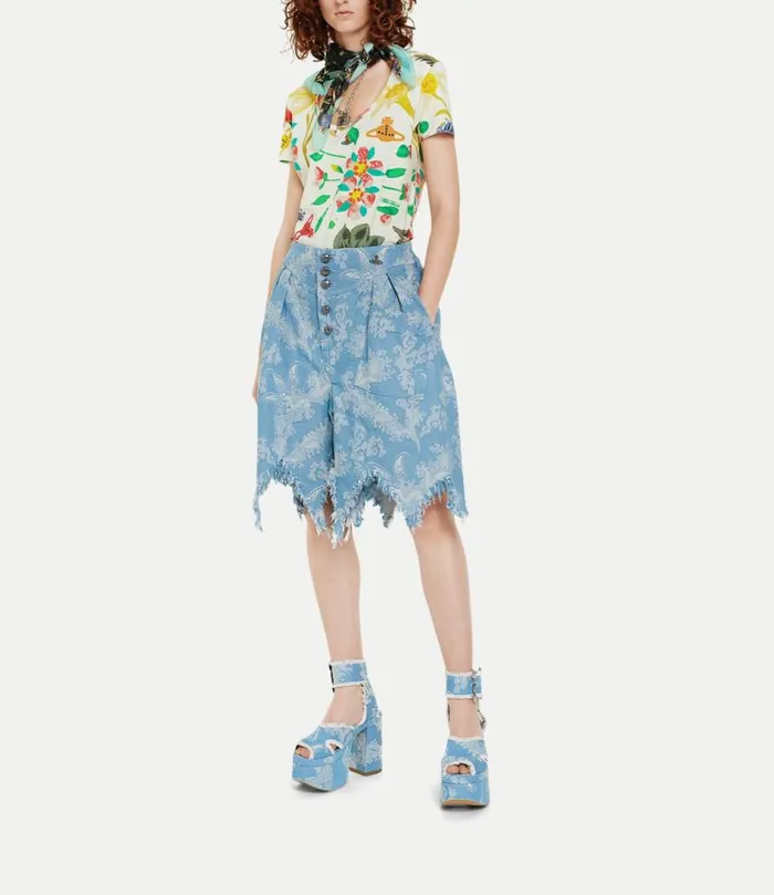 Tops And Shirts Women Vivienne Westwood Lollo TShirt In FolkloreFlower