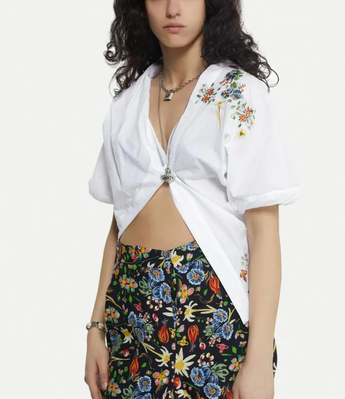 Tops And Shirts Women Vivienne Westwood Natalia Shirt In White