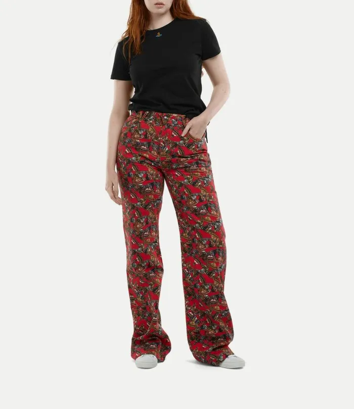 Tops And Shirts Women Vivienne Westwood Orb Peru TShirt In Black